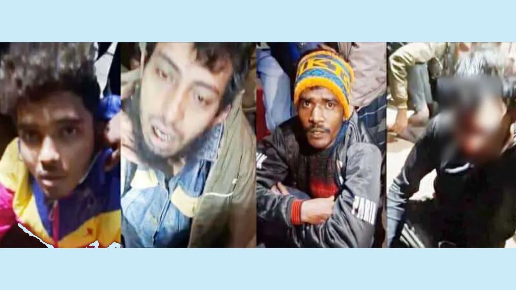 বরিশালে গভীর রাতে চার ডাকাতকে গণপিটুনি দিয়ে পুলিশে সোপর্দ